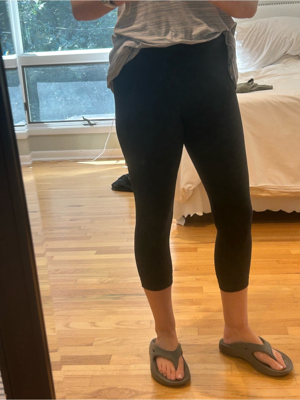 Athleta Elation Black Cropped Leggings